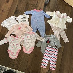 Girl bundle of 3-6 month clothes
